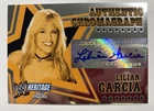LILIAN GARCIA  :  Topps Chrome - WWE  HERITAGE  = Authentic  AUTOGRAPH  Card