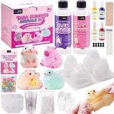 LET'S RESIN Flex Rubber for Taba Squishy Kit, All-in-one small, white