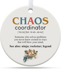 Funny Christmas Ornaments 2025 Teacher Appreciation Gift Decor Idea Keepsake