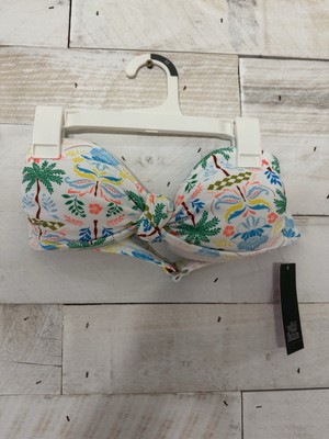 Wild Fable Bandeau Bikini Top with Removable Straps Size Medium Beach Swimwear