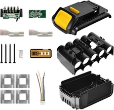 Battery Replacement Plastic Case for Dewalt 20V DCB201,DCB203,DCB204,DCB200 18V