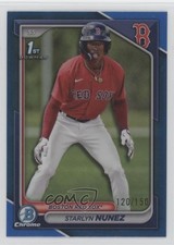 2024 Bowman Chrome Prospects Blue Refractor 120/150 Starlyn Nunez #BCP-207 go9