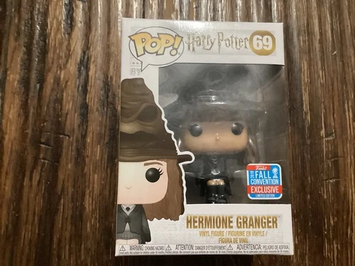 Funko Pop Harry Potter Hermione Granger Sorting Hat #69 EXCLUSIVE Vinyl Figure