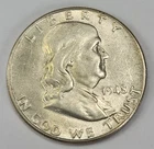1948 D Franklin Half Dollar - Silver - AU - Almost Uncirculated