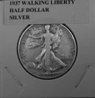 SILVER 1937 Silver Walking Liberty Half Dollar