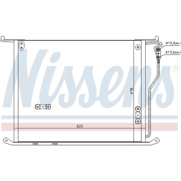 Nissens Kondensator Klimaanlage KlimaküHler FüR Mercedes-Benz SL R230-image
