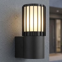LED AußEn-Wandleuchte Wandlampe AußEnleuchte Anthrazit Aluminium Gitteroptik