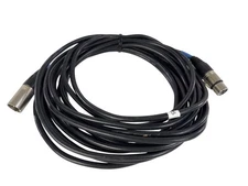 Unbranded 25ft Professional DMX Cable Black