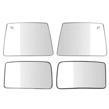 TRQ MGA18466 Side View Mirror Glass Set For Ford F-150 13-14 Driver OR Passenger