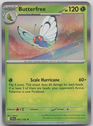 Butterfree 003/159 Journey Together Holo Rare