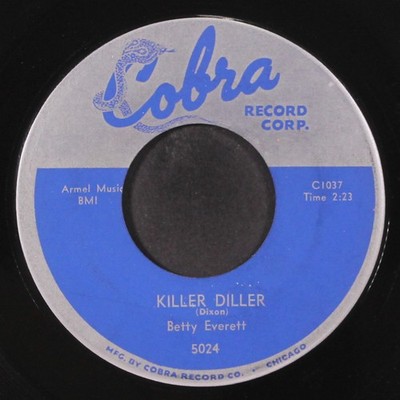 BETTY EVERETT: Killer Diller / Ain't Gonna Cry COBRA 7'' Single 45 UPM