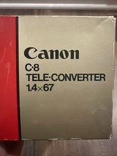 Canon C-8 Tele-Converter 1.4 67   a vintage teleconverter lens attachment