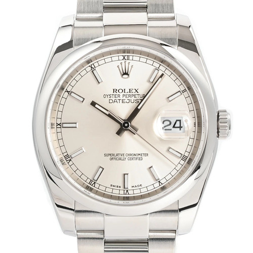 ROLEX Rolex 116200 Silver Case Size 36mm Men's Used Watch #54612