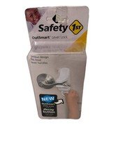 NOB Safety 1st OutSmart Child Proof Door Lever Lock Kids Toddler Baby White