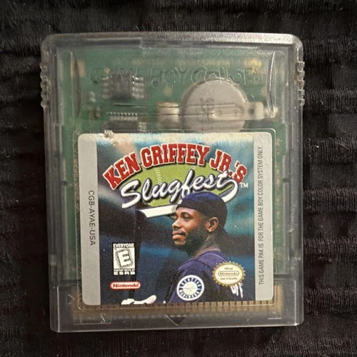 Nintendo Ken Griffey Jr.'s Slugfest Game Boy Color Baseball Game Cartridge
