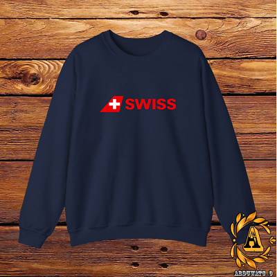 Swiss International Air Lines Logo Sweatshirts Black/Navy/White/Sport Grey S-3XL