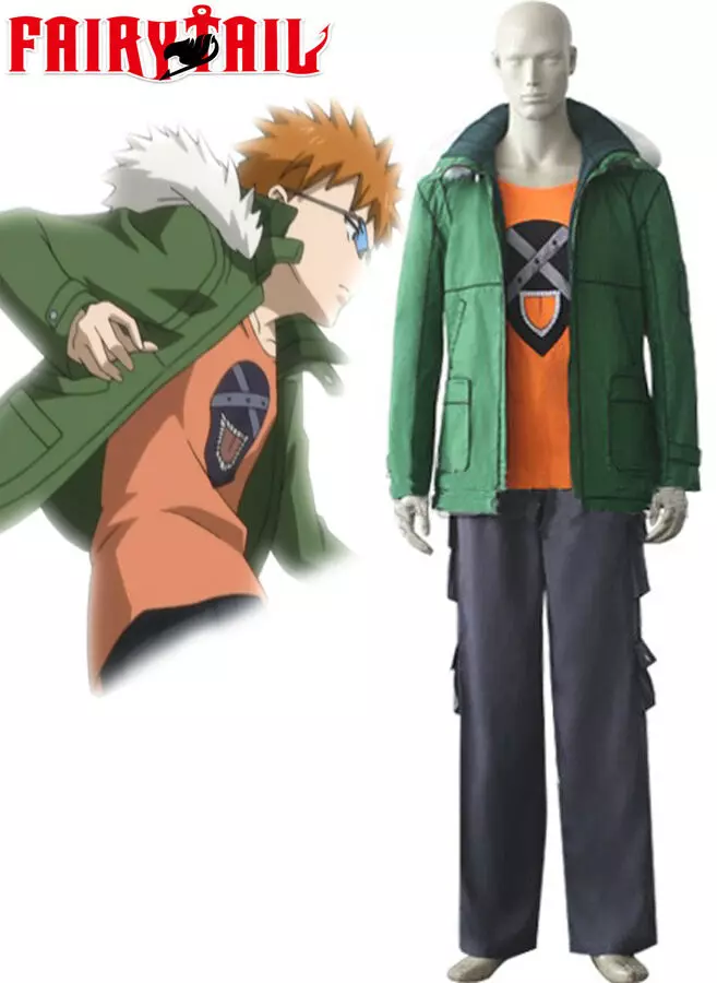 Leo Loke Loki Costume - Fairy Tail Leo Loke Loki Cosplay Green Mens Fairy  Tail C | eBay