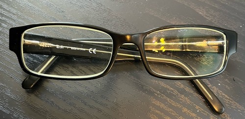 Ray Ban RB5069 2034 Black Rectangle Eyeglasses 53-17 140 With Worn Out Case - Picture 3 of 18