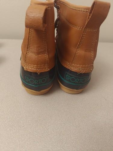 Sporto The Original Duck Boots Mid 6in Men’s Size 10 Thermolite Dark Blue Tan - Picture 10 of 18