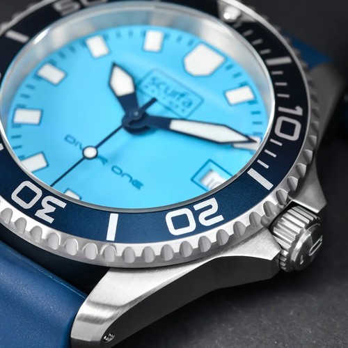 Scurfa Diver One D1-500 Tiffany Blue Dial Taucheruhr - wie neu mit Box und Karte - Bild 5 von 13