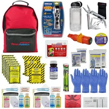 	Ready America 72 Hour Deluxe Emergency Kit 2-Person 3-Day Backpack First Aid	