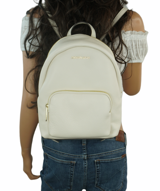 michael kors cream backpack