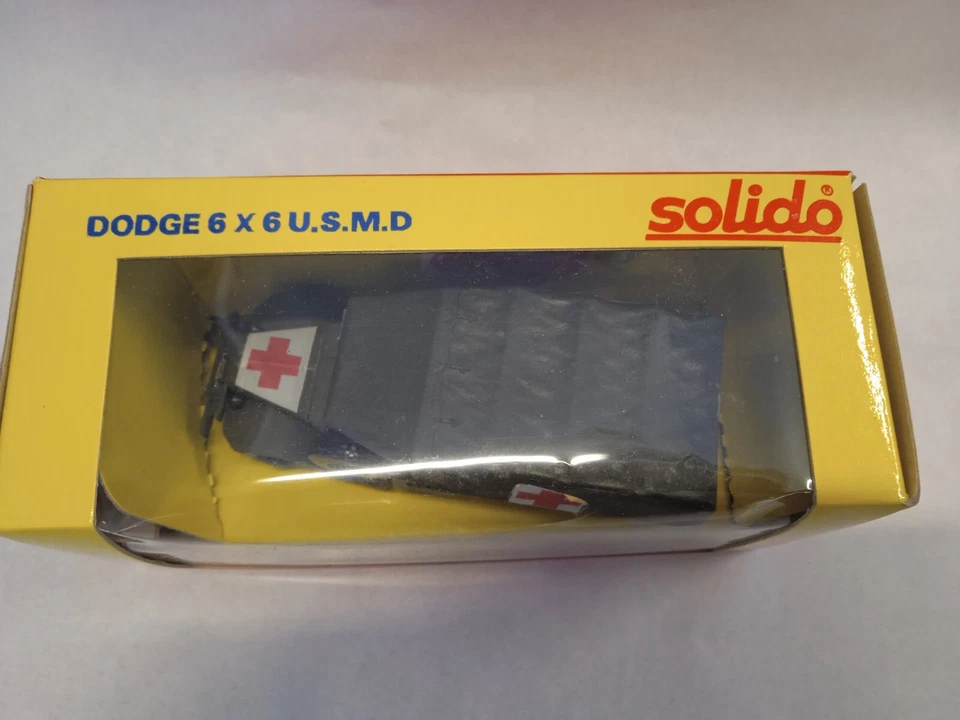 Dodge 6x6 US MD Die Cast Model 1/50 40 Anniversaire 6 Juin 44-84 Solido - Immagine 2 di 3