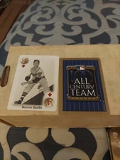 2000 U.S. Playing Card Co. All Century Team Warren Spahn