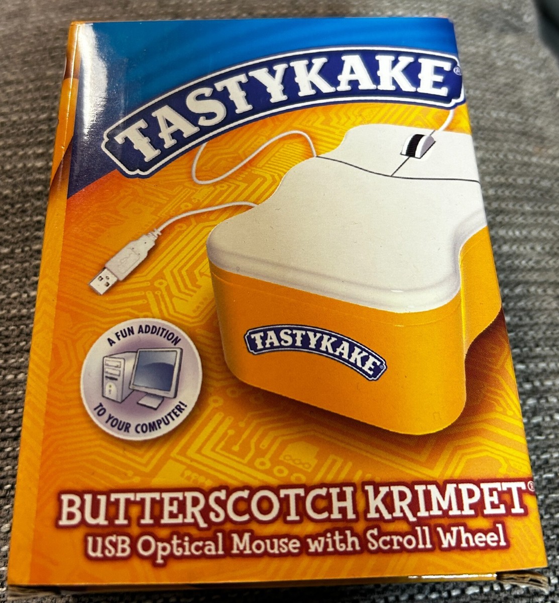 Rare Tastykake Butterscotch Krimpet Computer usb mouse in box | eBay