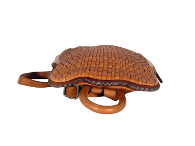 VILENCA Holland Emilia $711 Intrecciato Woven Leather  display picture 3