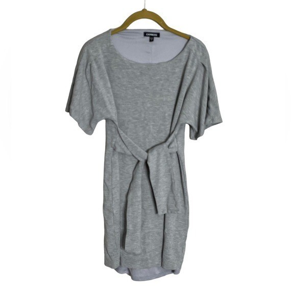 light gray t shirt dress Sian Oversized T-Shirt Dress