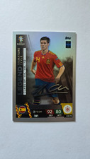 Xabi Alonso, Spanien, gedrucktes Autogramm