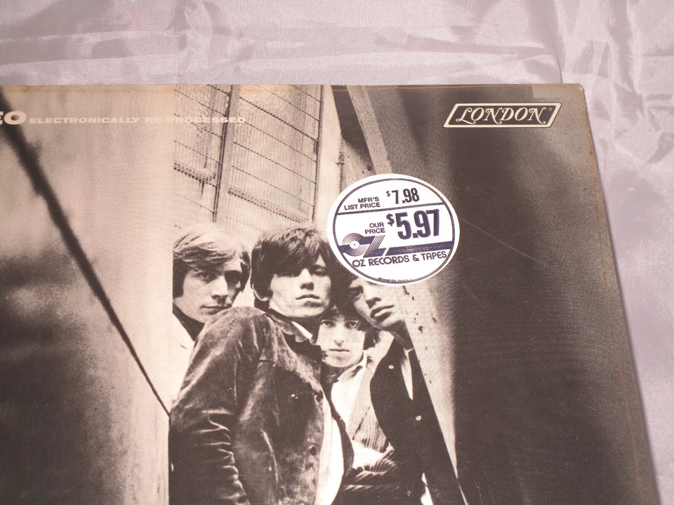 Rolling Stones December's Sealed Vinyl Record LP Album USA 1965-84 PS 451 Sticke - Image 4 of 4