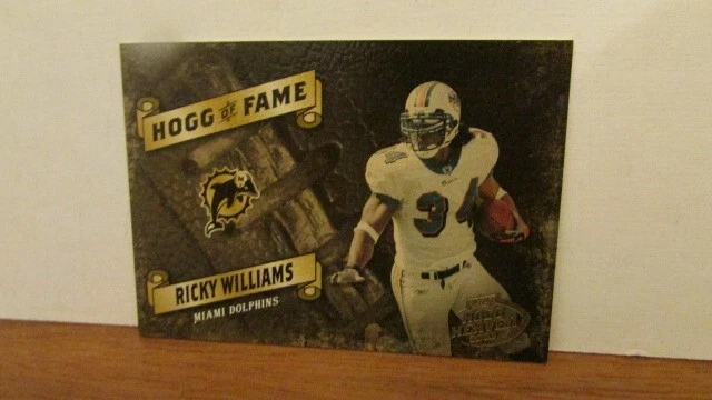 2003 Playoff Hogg Heaven of Fame Ricky Williams /500 Miami Dolphins - Image 3 of 4