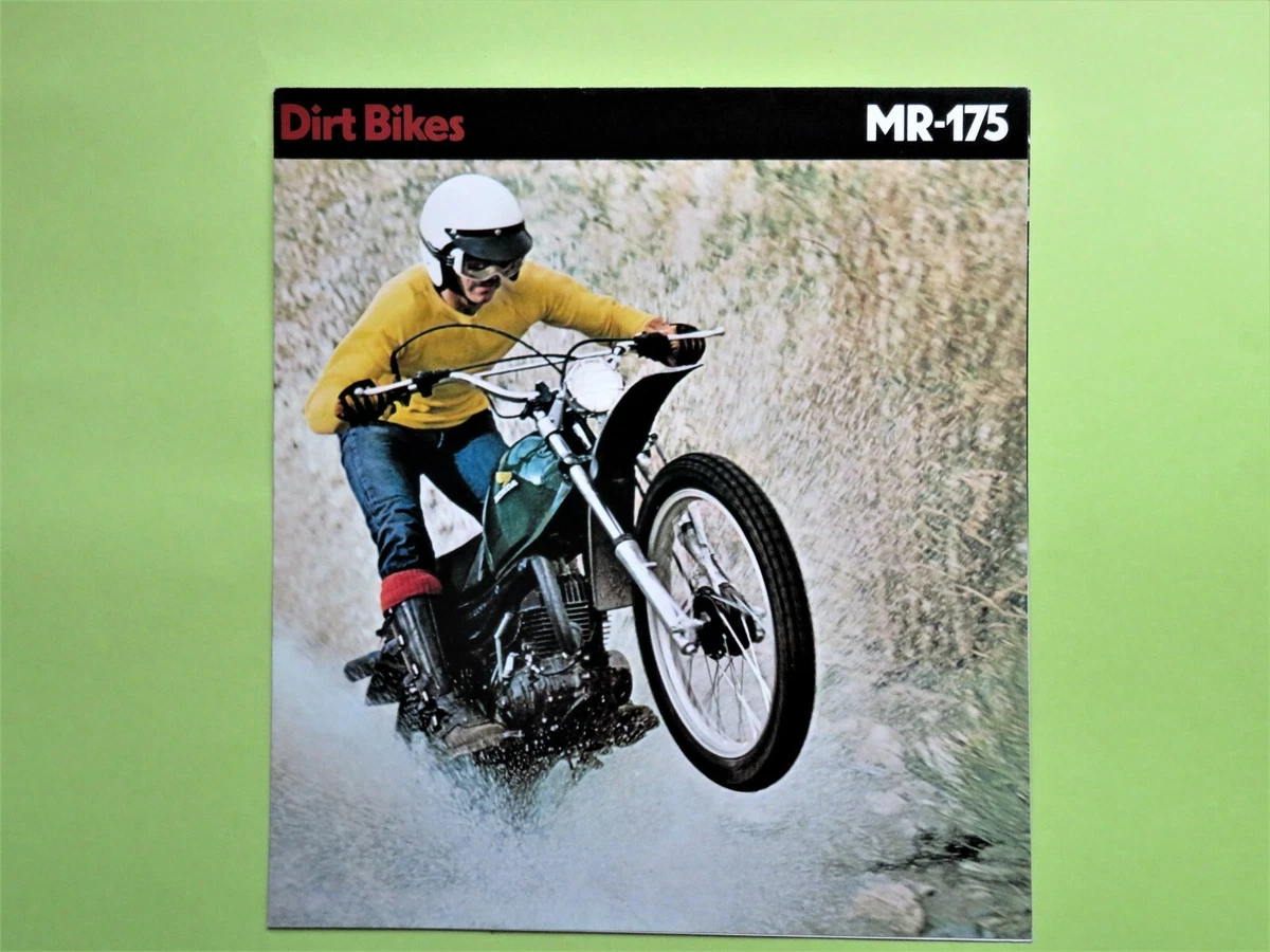 HONDA MR 175 TRIAL BIKE BROCHURE 1975 MR175 DIRT BIKE SCRAMBLER OFF ROAD