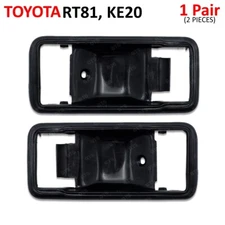 Pair Front Inner Door Handle Cup Bezel For Toyota Corolla KE20 TE20 1970 '78