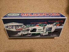Hess Toy Truck Helicopter with Motorcycle & Cruiser ~ MINT ~ NIB 2001