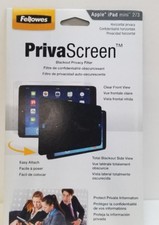 NIP FELLOWES PRIVASCREEN BLACKOUT FILTER, APPLE iPAD MINI 2/3, EASY ATTACH