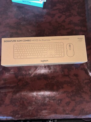 Logitech Signature Slim MK955 for Business Wireless Keyboard and Mouse Combo