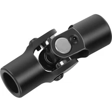 cciyu Black Steering joints 3/4" Round x 3/4" Smooth Round U-Joint Shaft