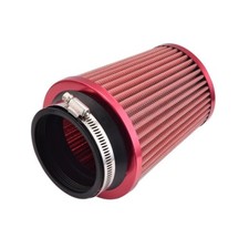 Red 3 K N Type Universal Air Intake Cone Pod Filter Tapered High Performance