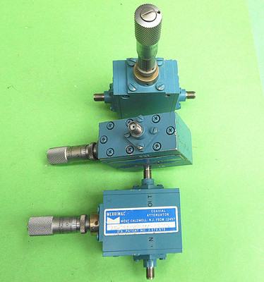1pc Merrimac AU-15AMX 0-20dB 4-8GHz SMA Fine-tune step attenuator