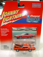 Johnny Lightning Mopar Muscle Orange 71 Plymouth Road Runner Wcragar Wheels
