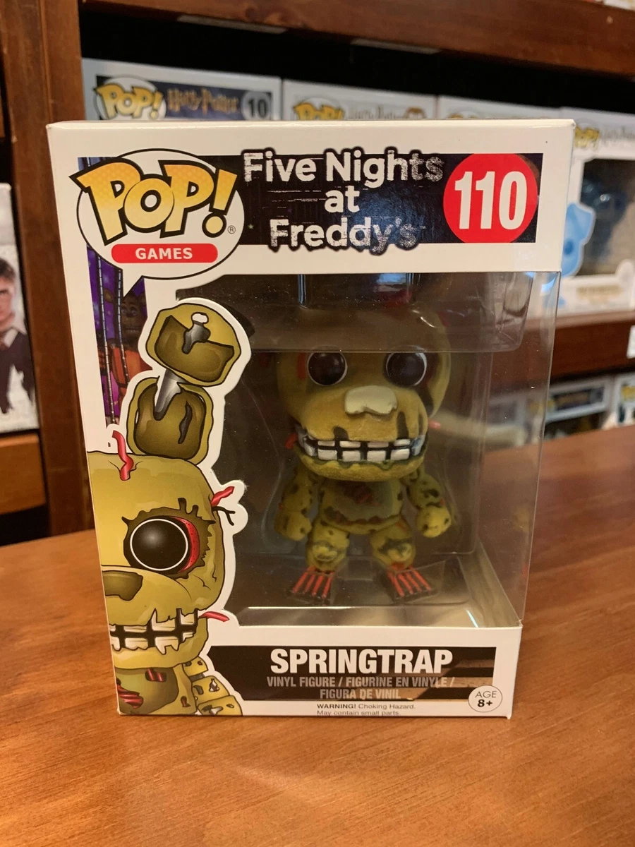 Five Nights At Freddy's Flocked Springtrap FNAF Funko Pop Vinyl EXPERT  PACKAGING