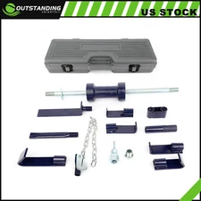Slide Hammer Dent Puller 18Pcs Auto Body Dent Repair Bearing Axel Set