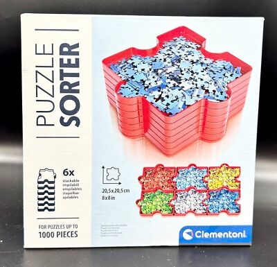 Clementoni set of 6 Puzzle Sorter Trays