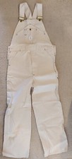 SEARS Roebuck UNION MADE Painter Bib Overalls WHITE 34/32 Card Still On Item