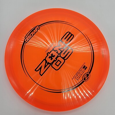 Discraft First Run Z Zone OS Orange/Black Stamp 173-174g | eBay