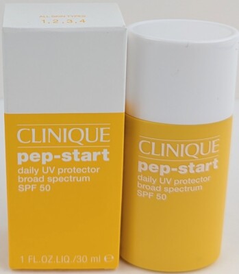 Clinique Pep-Start Daily UV Protector SPF 50 + Universal Perfecting Tint 1fl.oz.