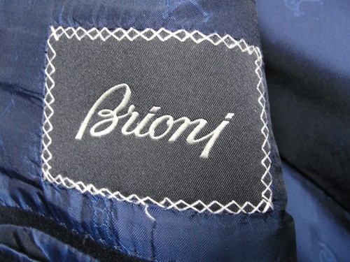 Brioni Palatino Sport Coat Mens 42L Black Wool Gold & Blue Buttons Made in Italy - Picture 10 of 17
